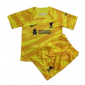 Liverpool Goalkeeper Replica Home Stadium Kit for Kids 2023-24 Short Sleeve (+ pants)
